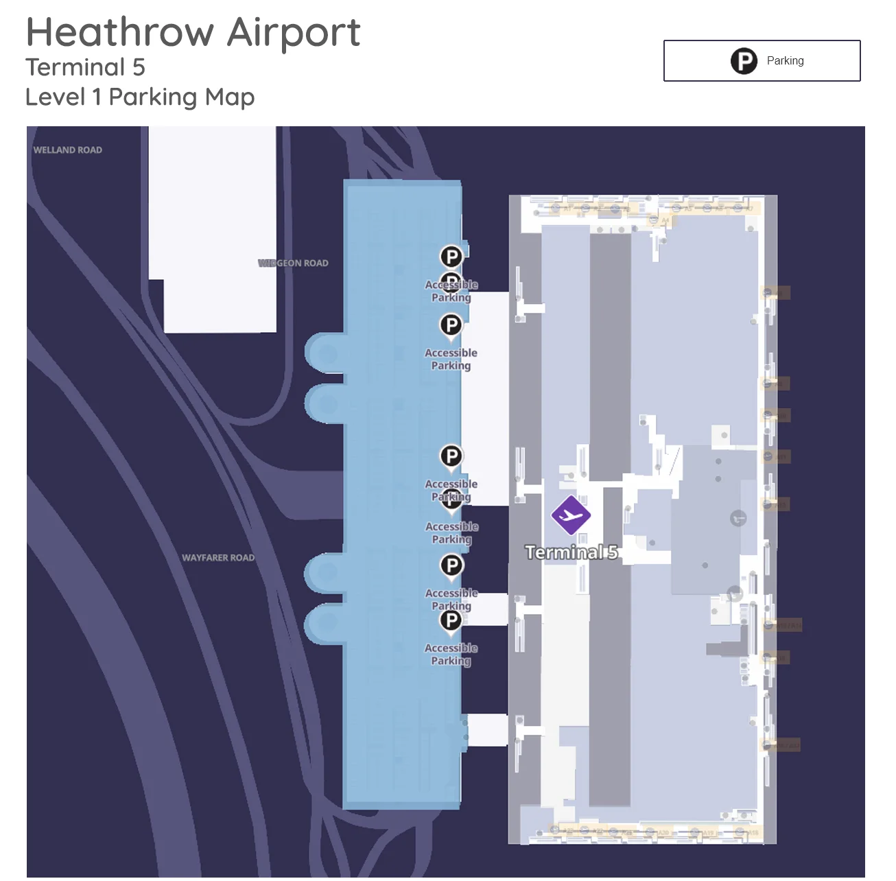 Heathrow Airport Map Terminal, Gate, Food Map